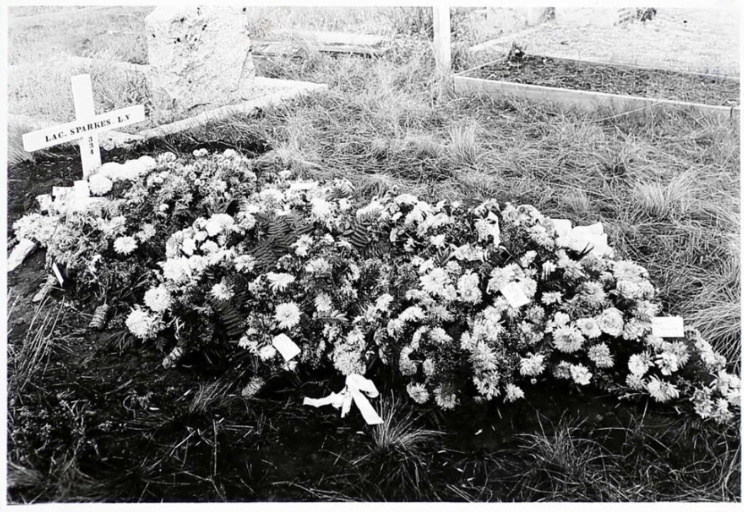 Temporary grave marker