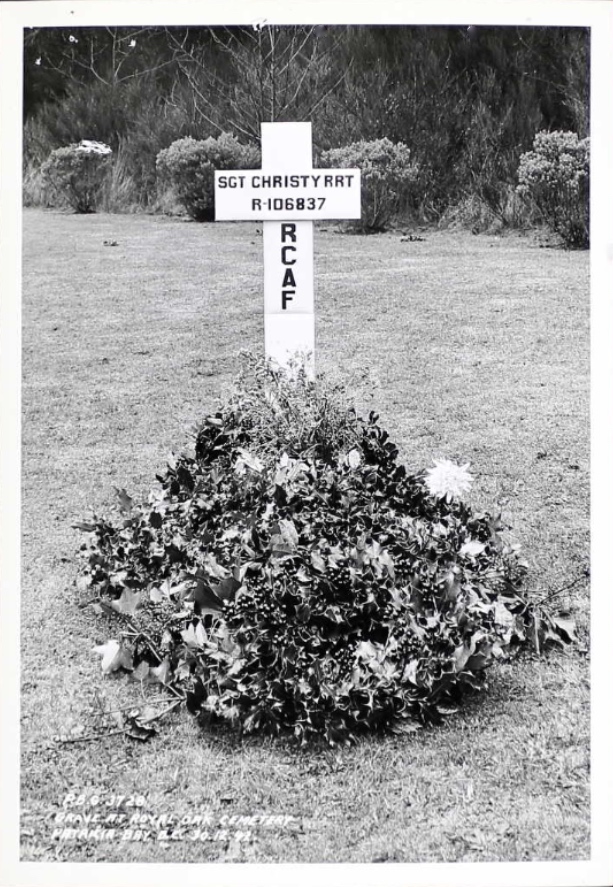 Temporary grave marker