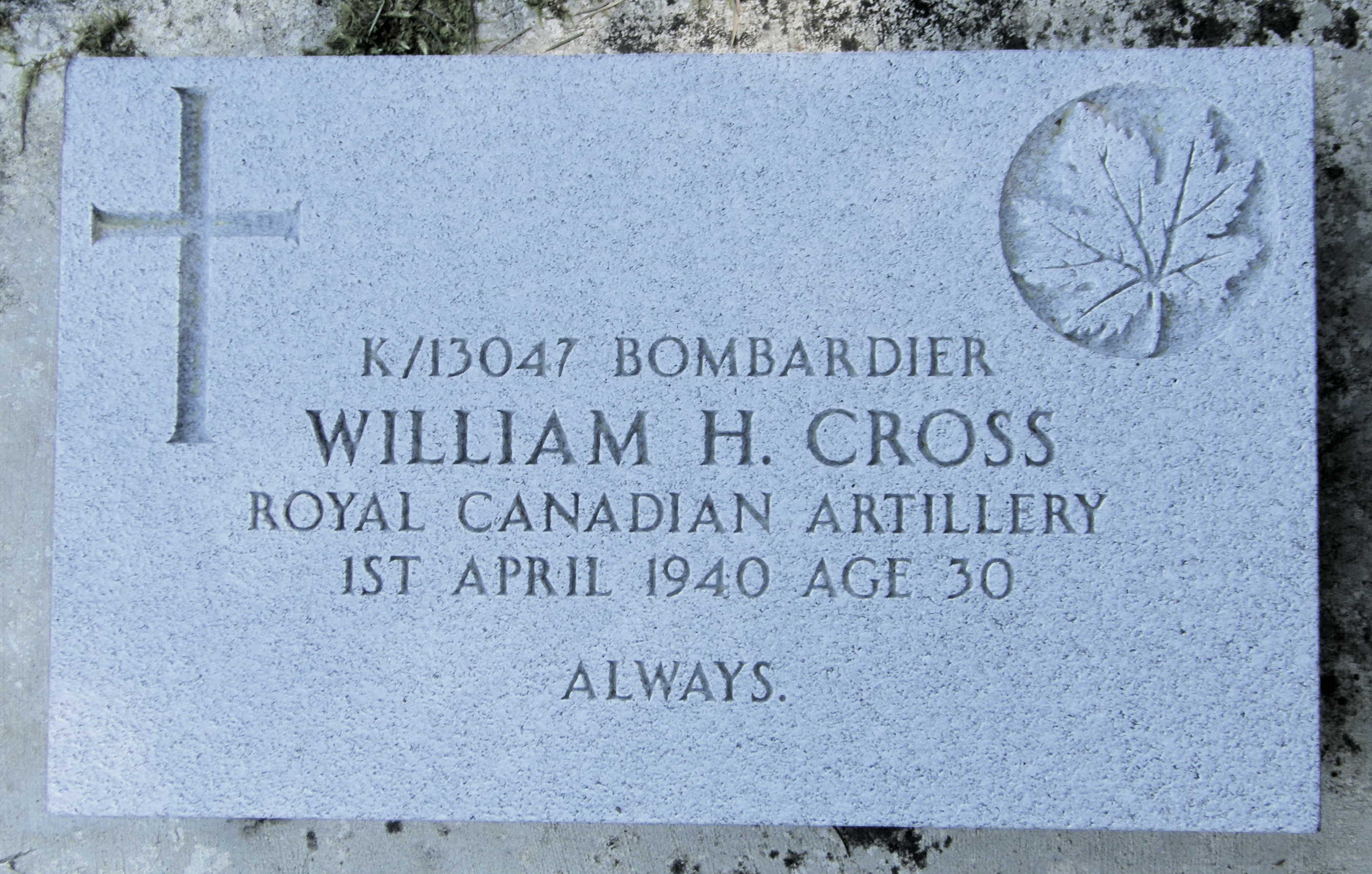 Grave marker