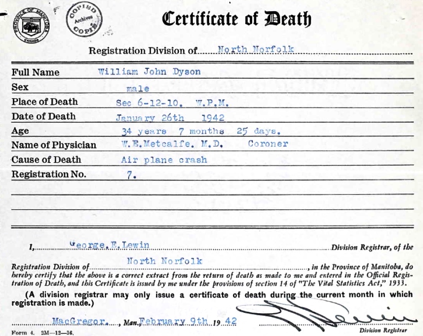 Death Certificate