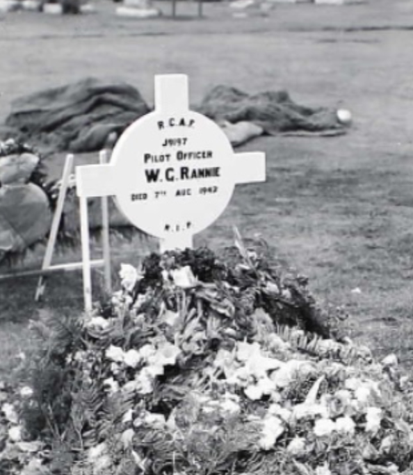 Temporary grave marker