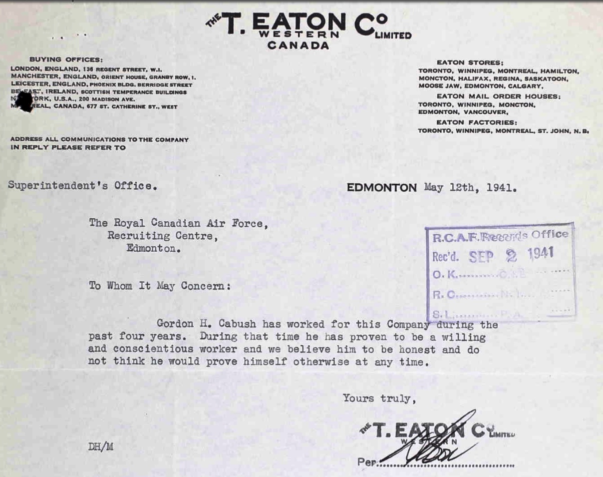 Letter of recommendation