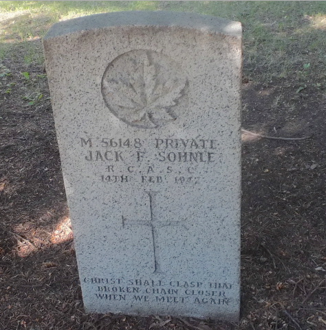 Grave marker