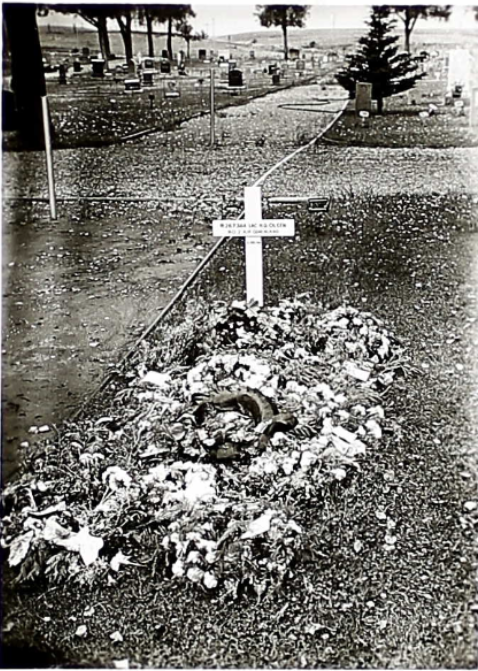 Temporary Grave Marker