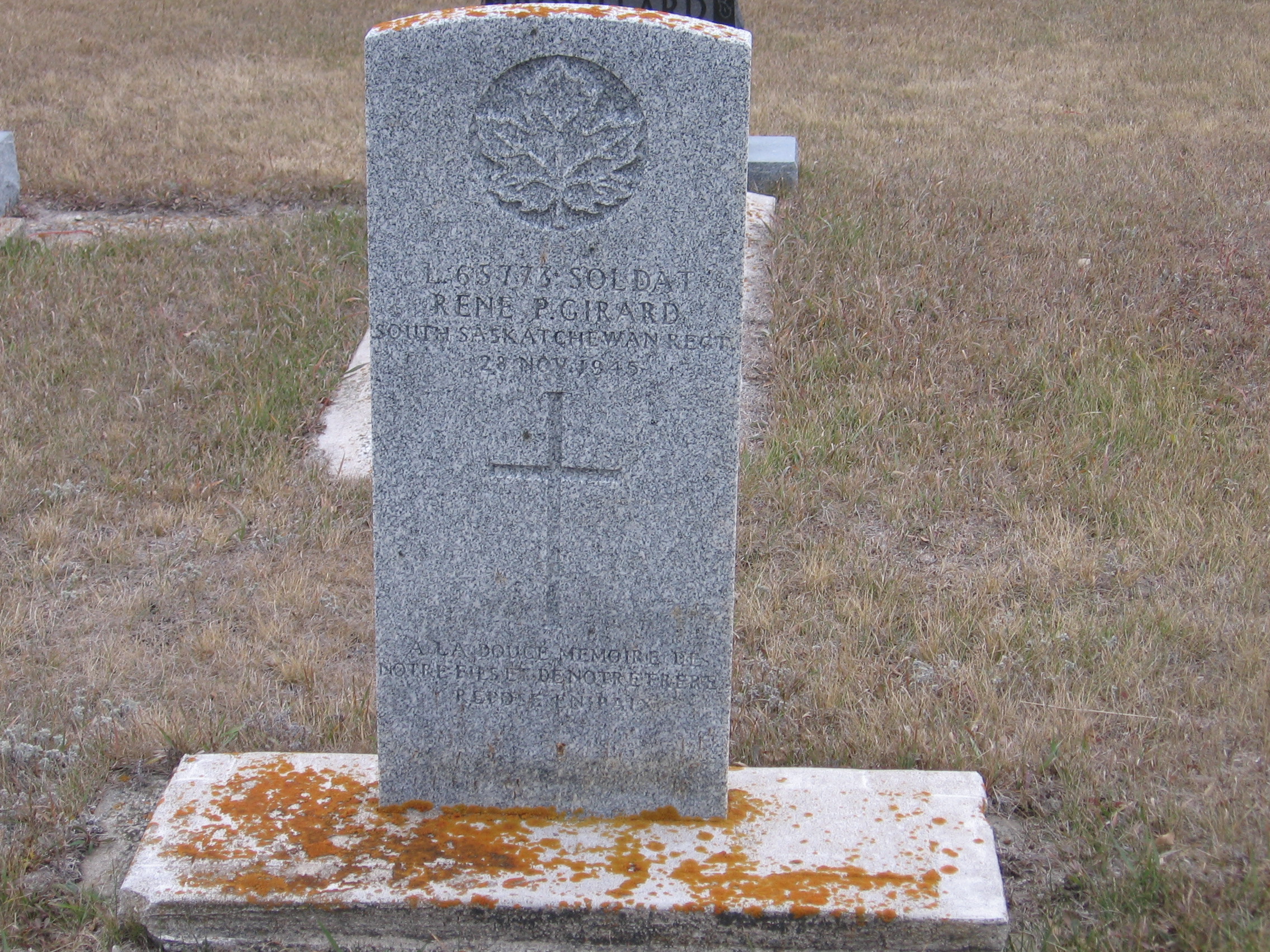 Grave marker