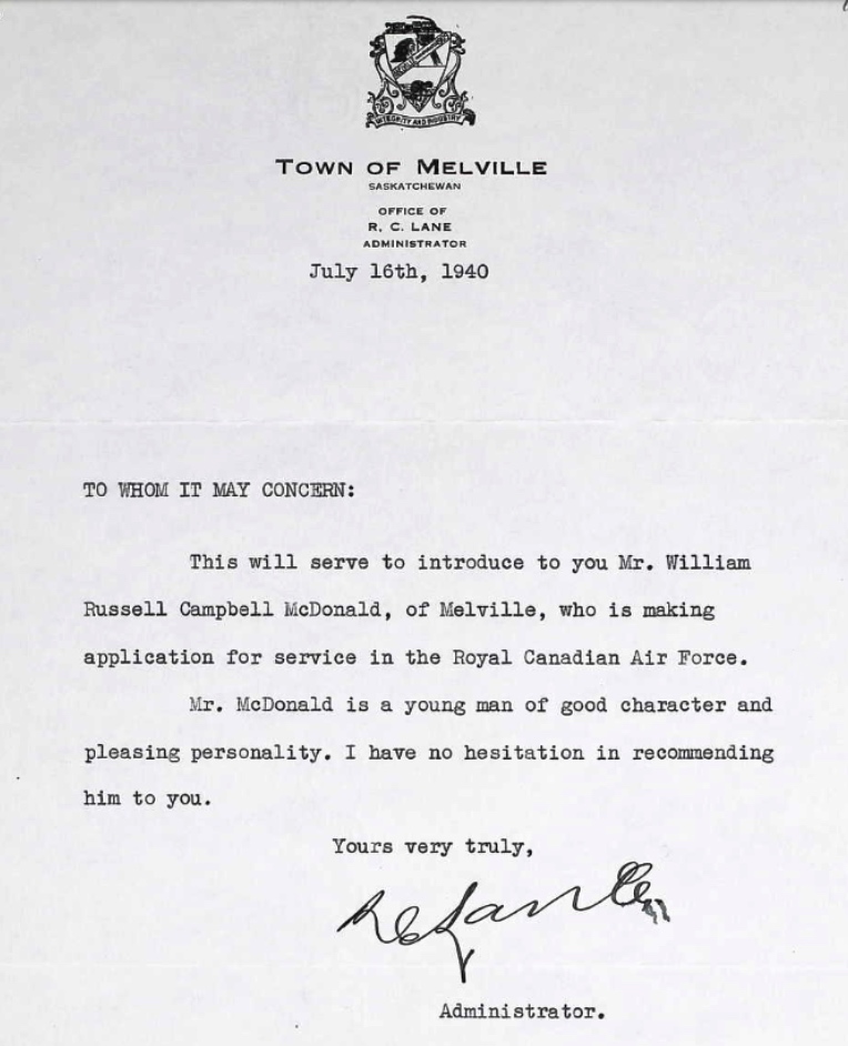 Letter of recommendation