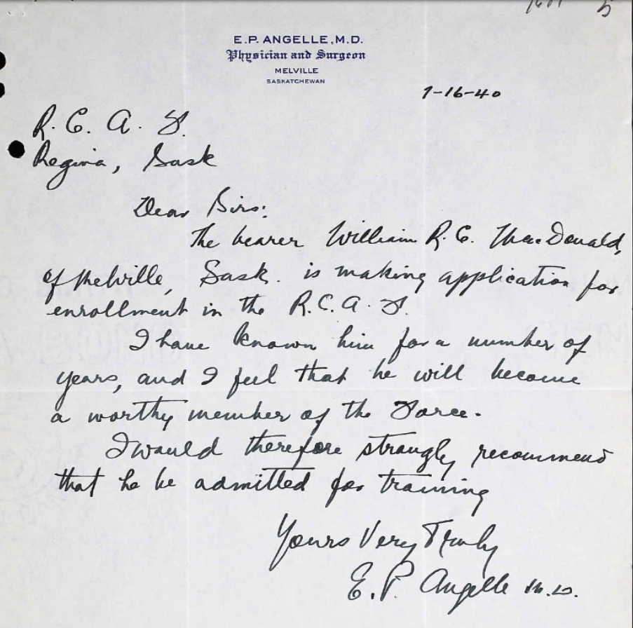 Letter of recommendation