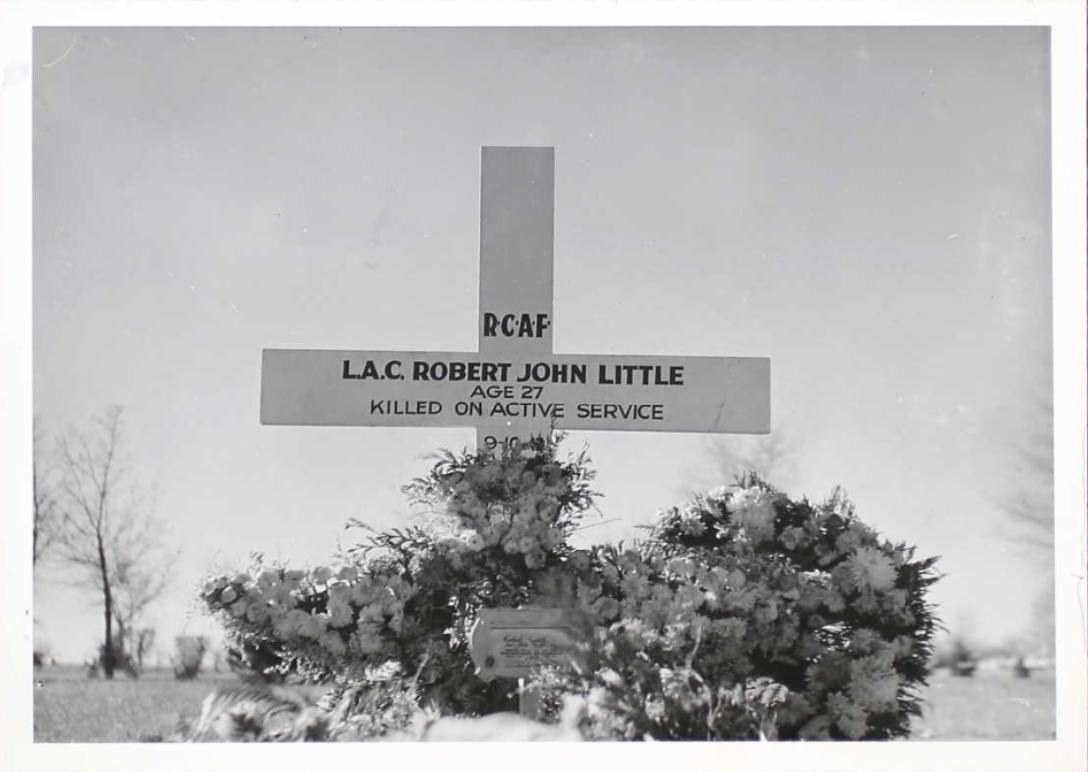 Temporary grave marker