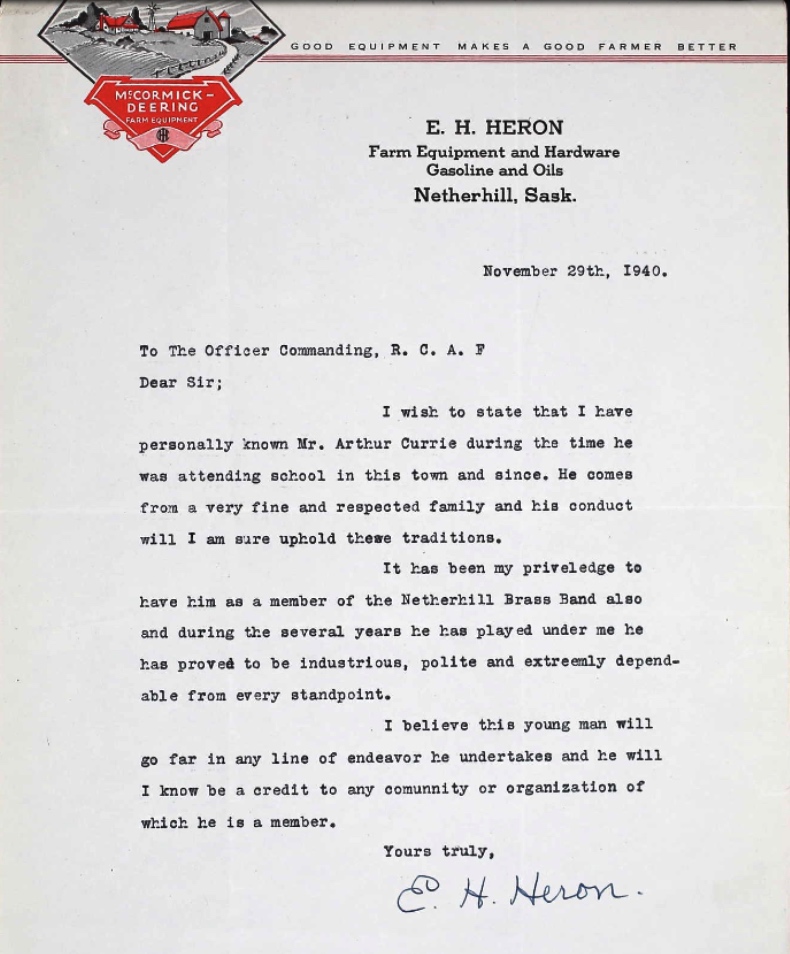 Letter of recommendation