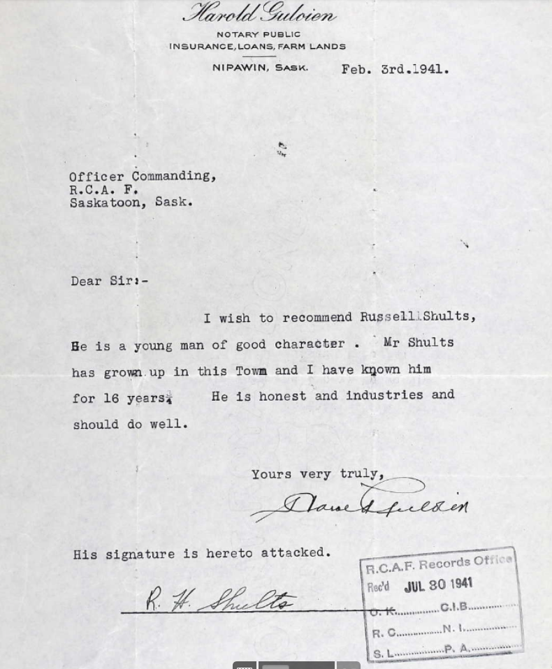 Letter of recommendation