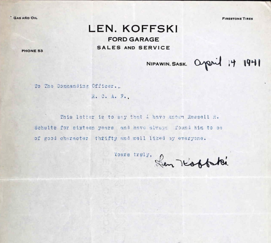 Letter of recommendation