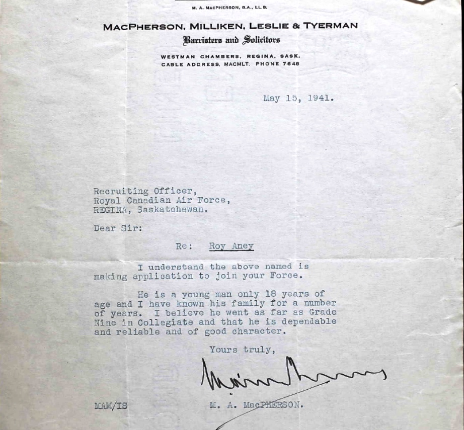 Letter of recommendation