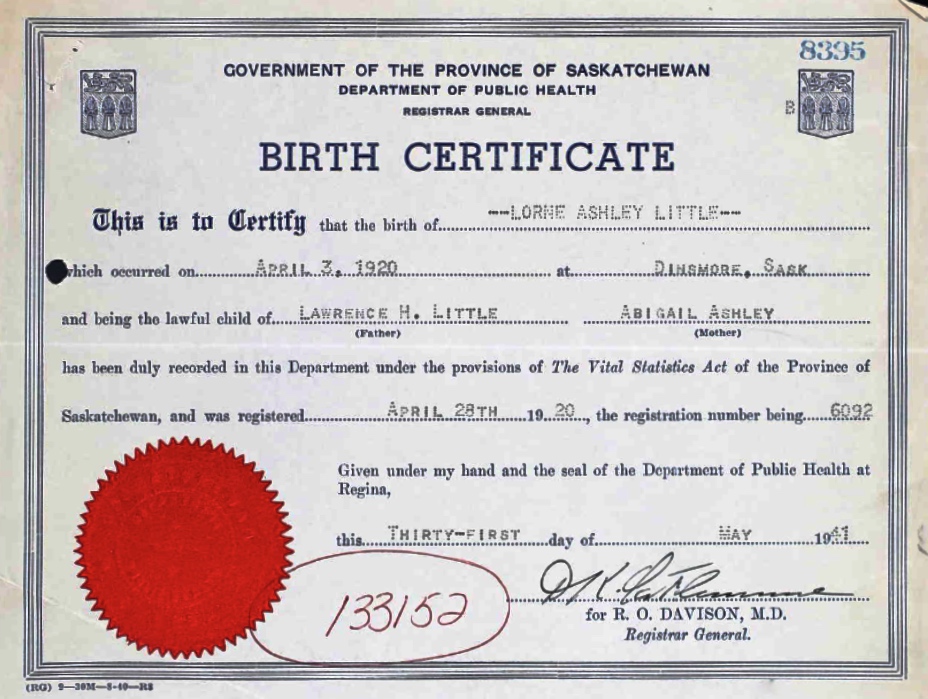 Birth Certificate