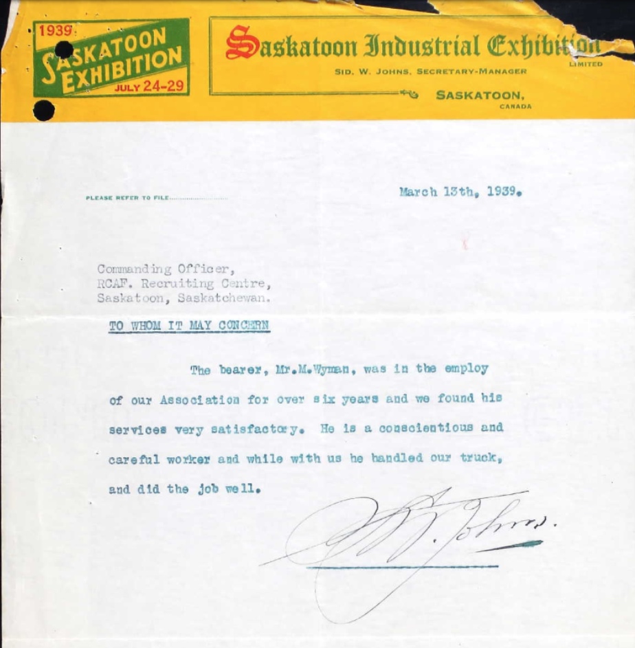 Letter of recommendation