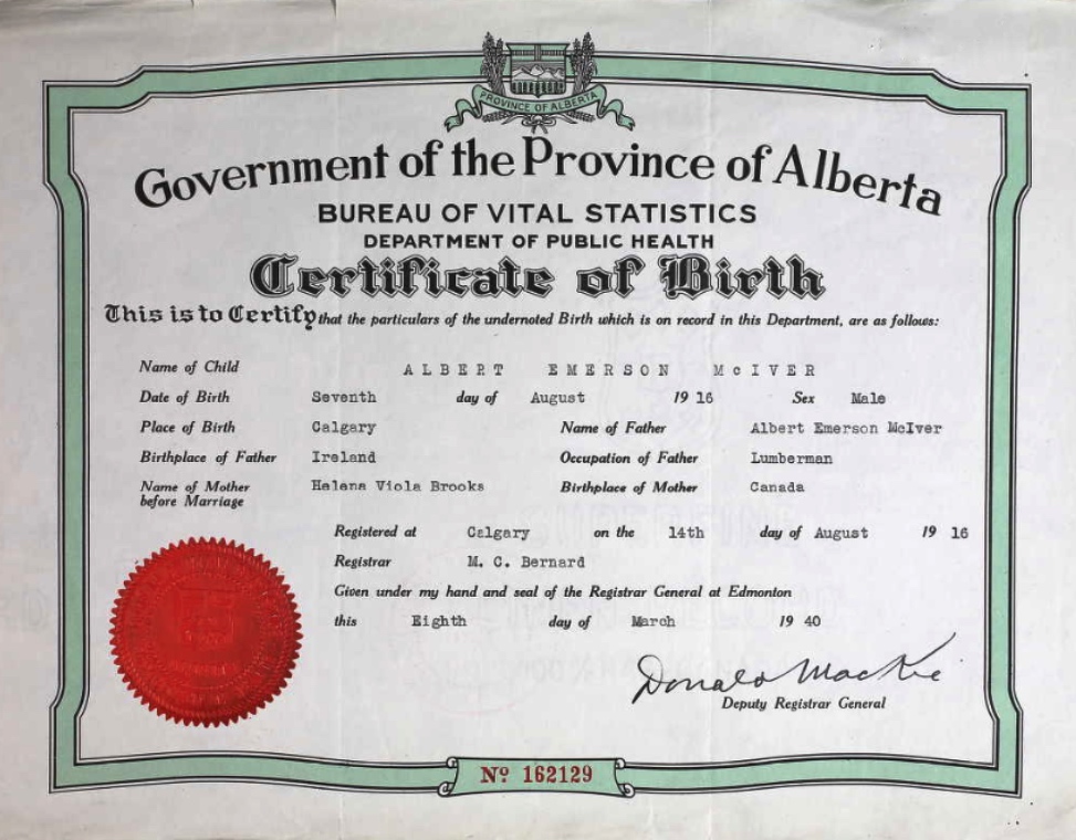 Birth Certificate