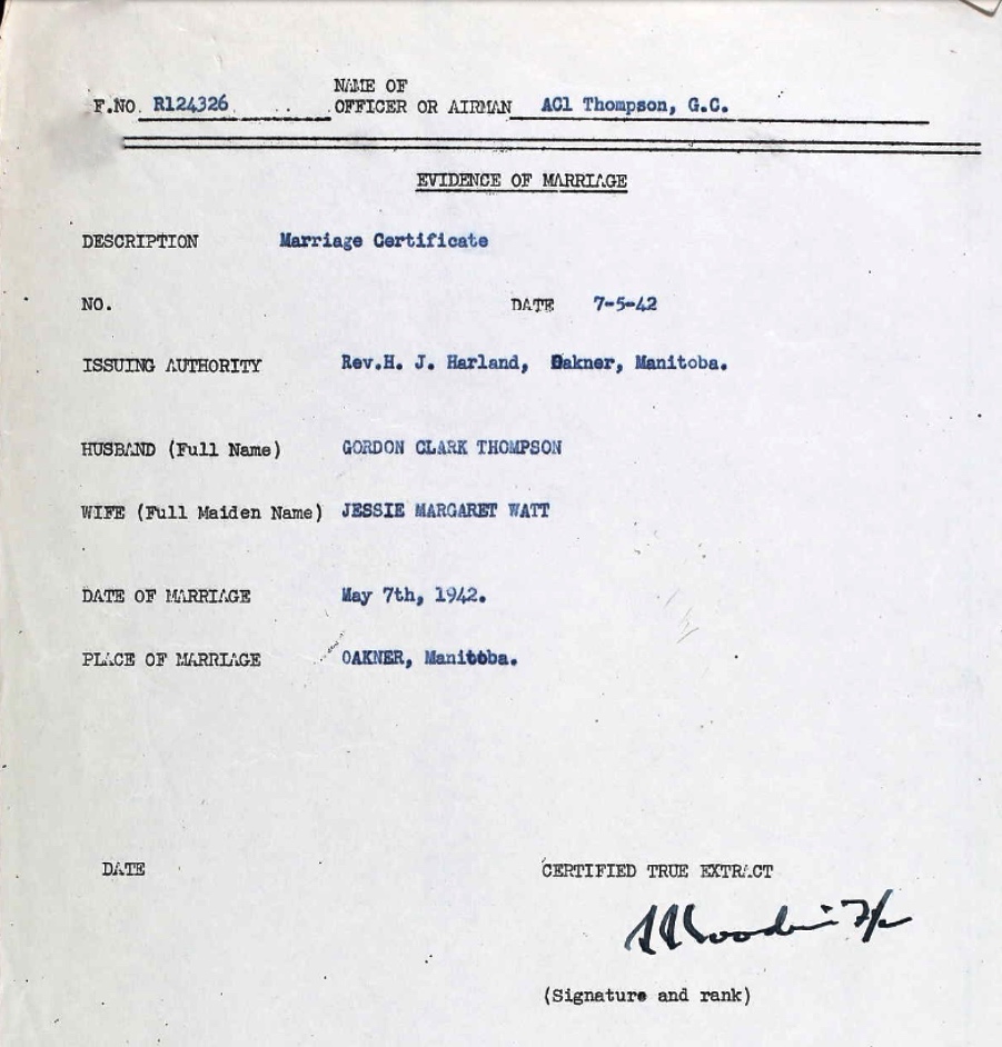 Marriage Certificate