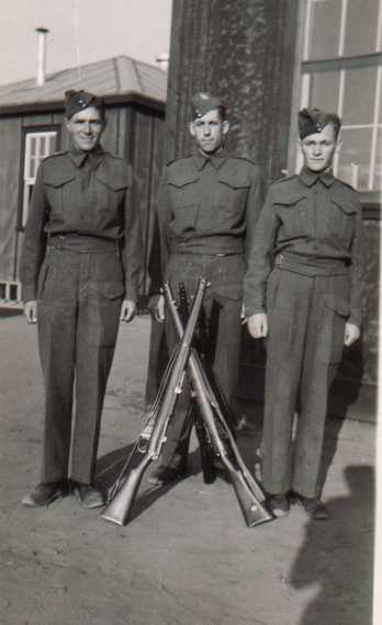 Sergeant Frank Ryan and comrades