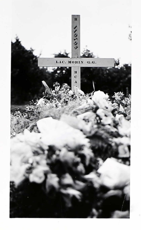 Temporary grave marker