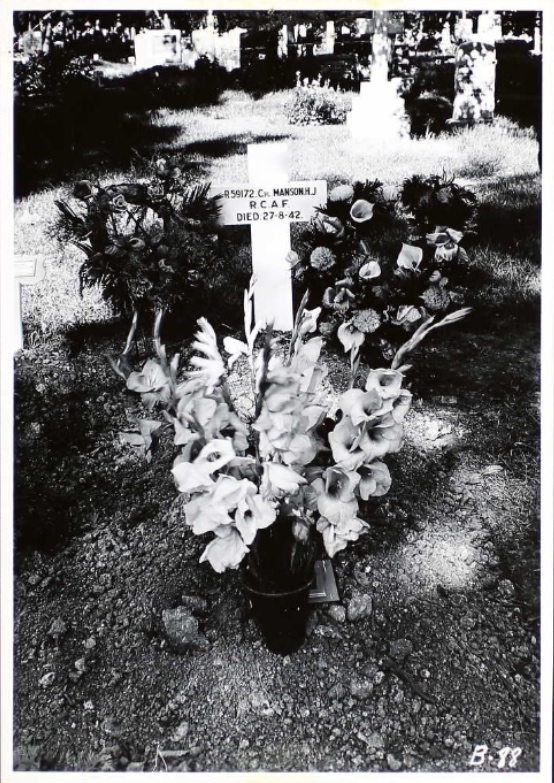 Temporary grave marker