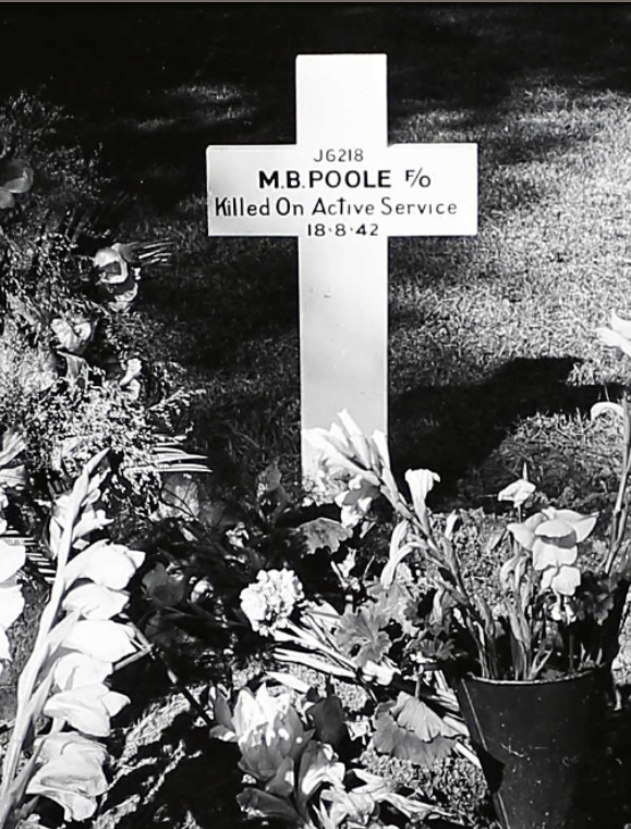 Temporary grave marker