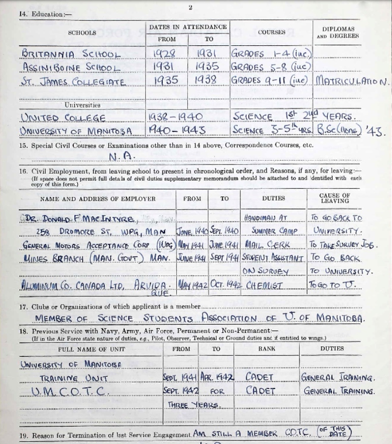 Attestation Paper (page 2)