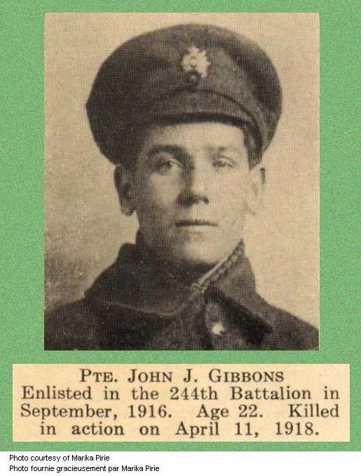 Photo of John Joseph Gibbons