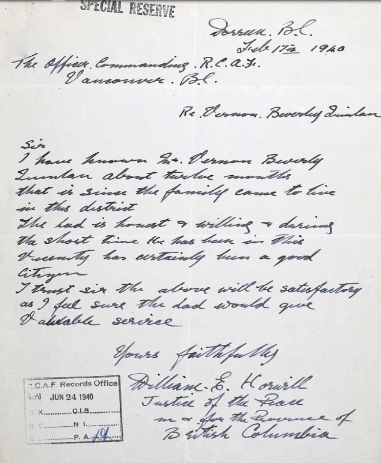 Letter of recommendation