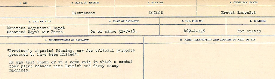 Circumstances of death registers