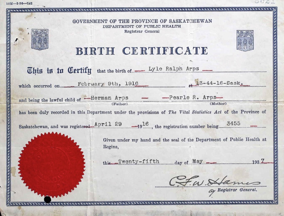 Birth Certificate