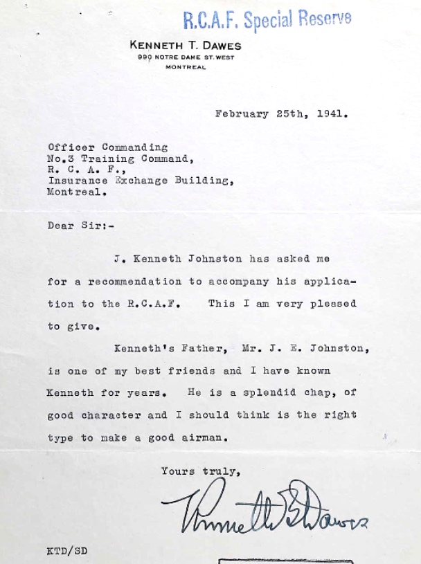 Letter of recommendation