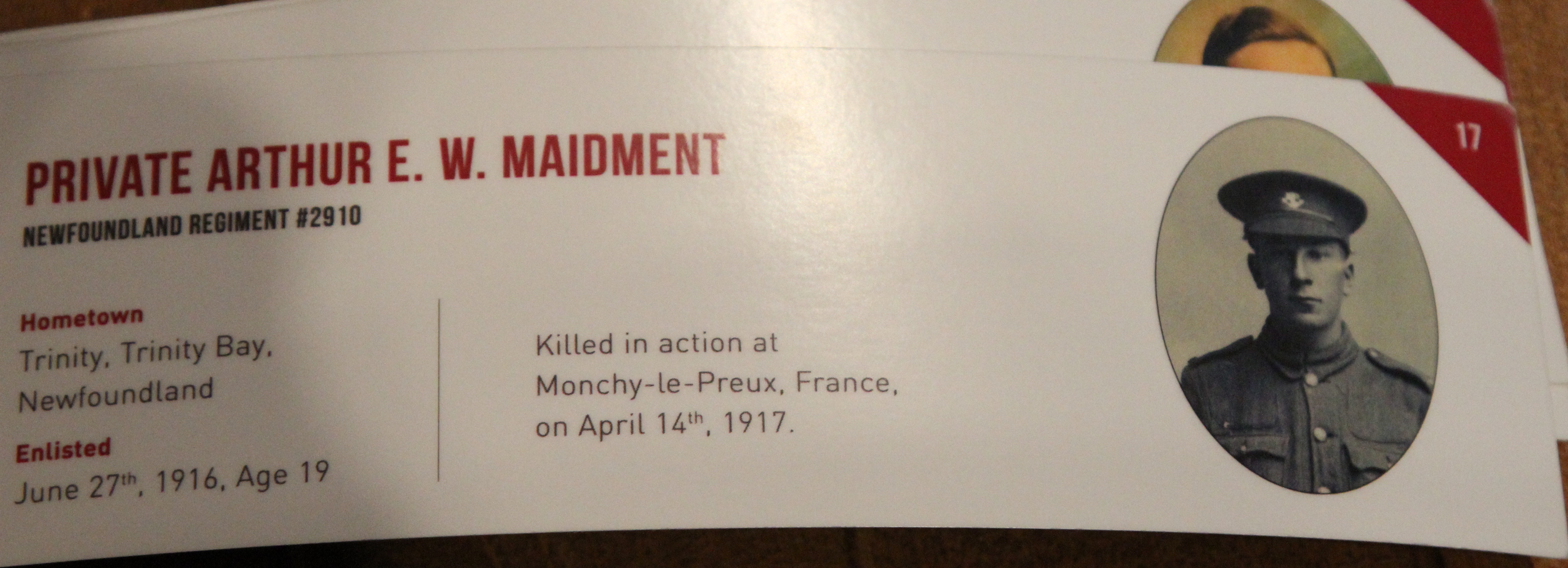 Photo de ARTHUR MAIDMENT