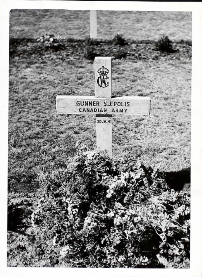 Temporary grave marker