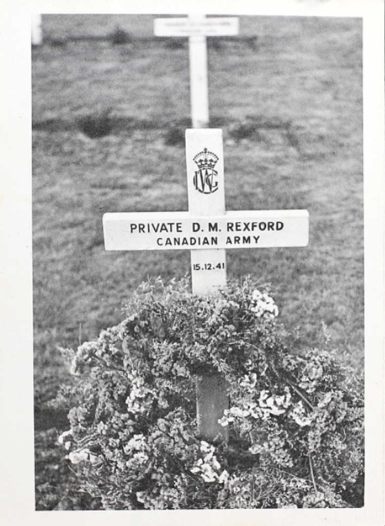 Temporary grave marker