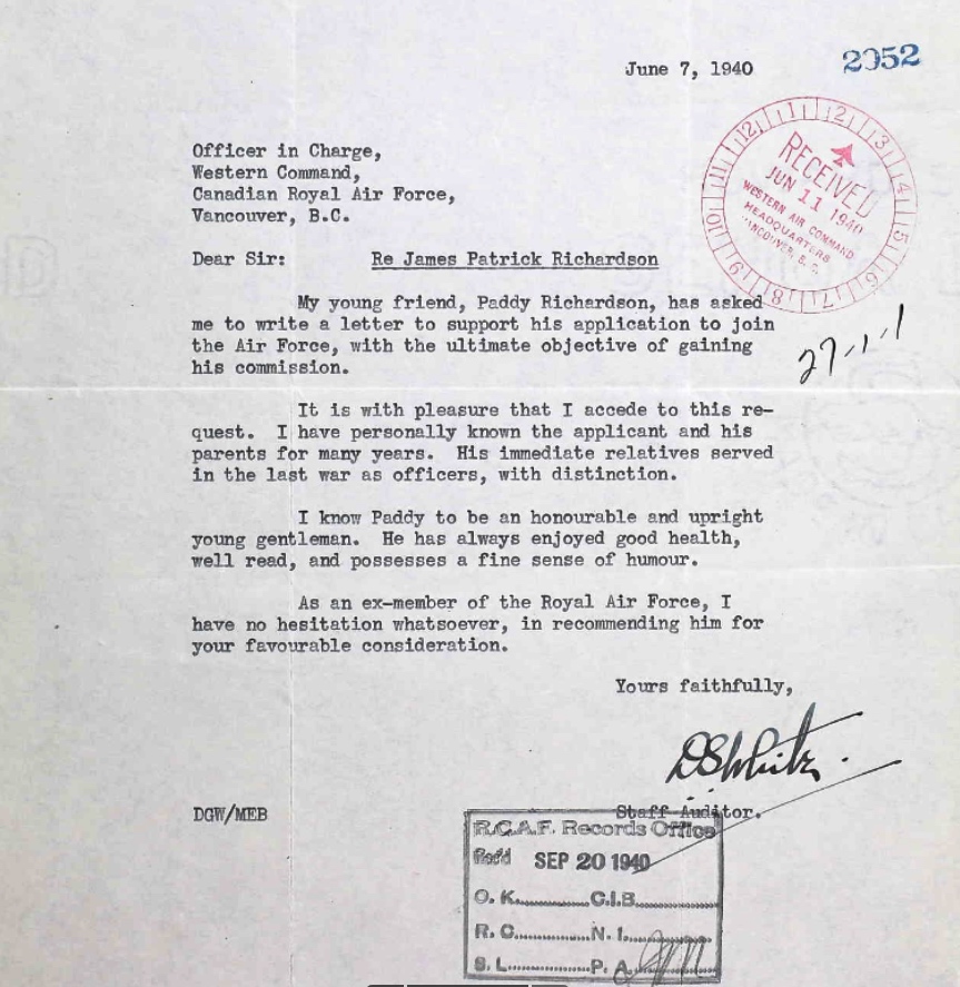 Letter of recommendation