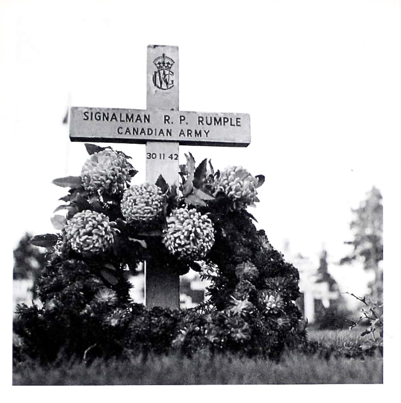 Temporary grave marker