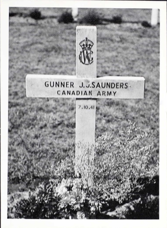 Temporary grave marker