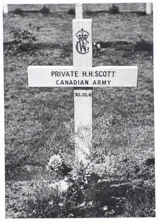 Temporary grave marker