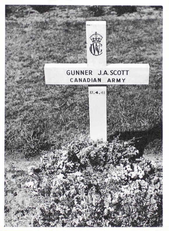 Temporary grave marker