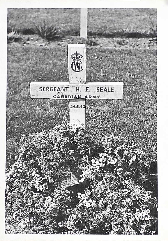 Temporary grave marker