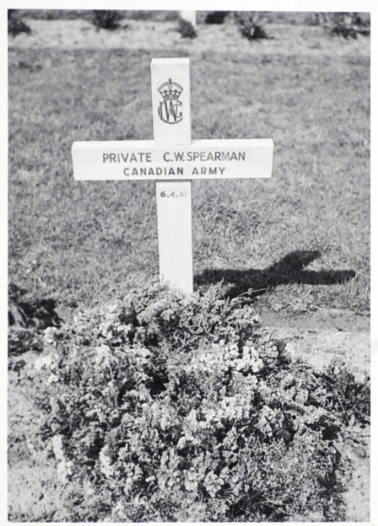 Temporary grave marker