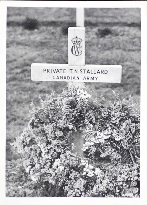 Temporary grave marker