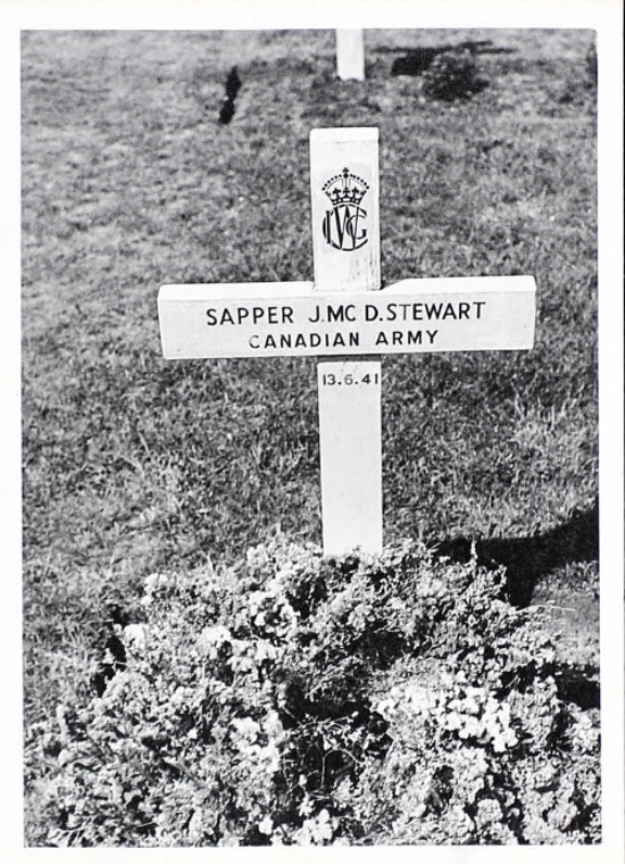 Temporary grave marker