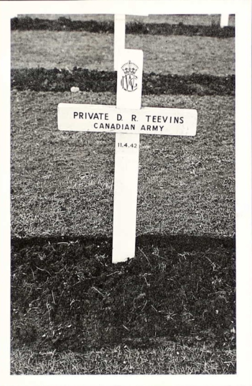 Temporary grave marker