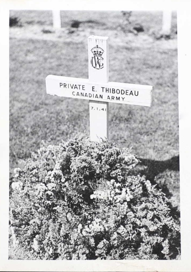 Temporary grave marker