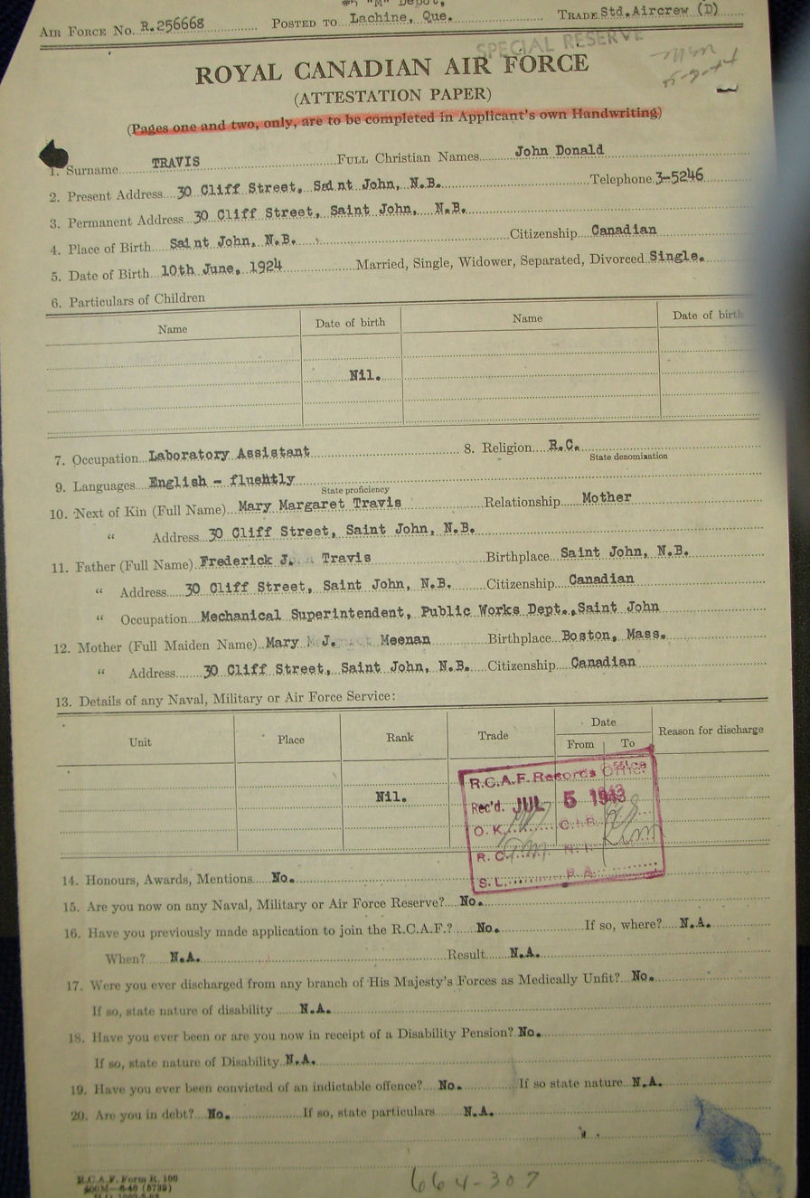 Attestation Paper (Page 1)