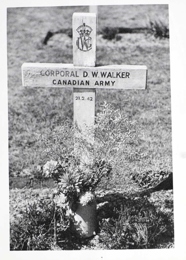 Temporary grave marker