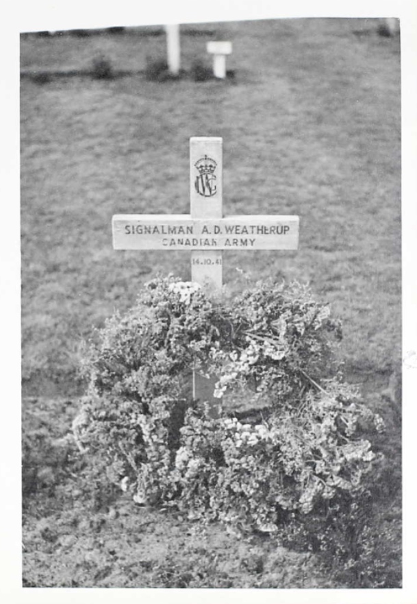 Temporary grave marker