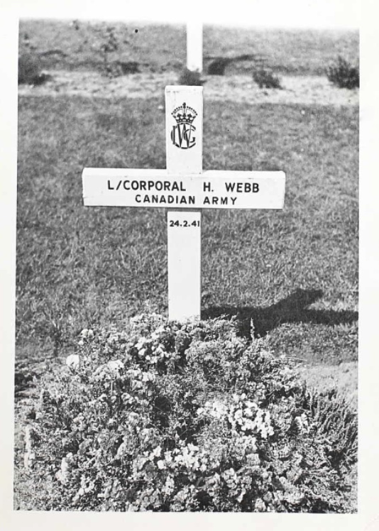 Temporary grave marker