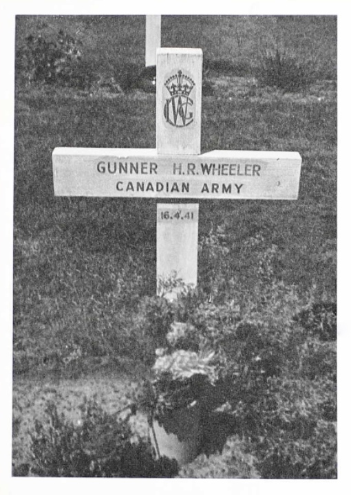 Temporary grave marker