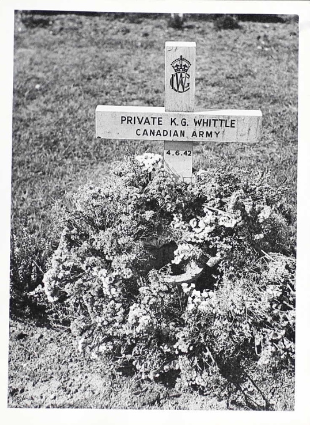 Temporary grave marker